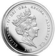 1 Sovereign - Elizabeth II Platinum Wedding; Platinum Proof obverse image