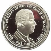 1 Pound - Elizabeth II Prince Charles, United Kingdom, 2018 reverse image
