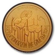1 Sovereign - Elizabeth II Remembrance 2018; Gold Piedfort, United Kingdom, 2018 reverse image