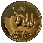 1 Pound - Elizabeth II 75th Anniversary D-Day, United Kingdom, 2019 reverse image