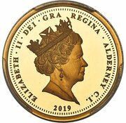 1 Sovereign - Elizabeth II Una and the Lion obverse image