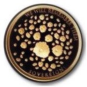 1 Sovereign - Elizabeth II Remembrance, United Kingdom, 2019 reverse image