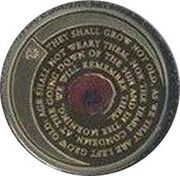 1 Pound - Elizabeth II 2020 Remembrance Day; Gold Proof, United Kingdom, 2020 reverse image