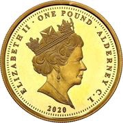 1 Pound - Elizabeth II 75th Anniversary VE-Day obverse image