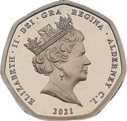 1 Sovereign - Elizabeth II Decimal anniversary obverse image