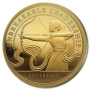 1 Sovereign - Elizabeth II Platinum Jubilee, United Kingdom, 2022 reverse image