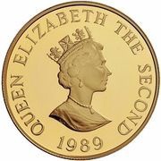 2 Pounds - Elizabeth II Royal Visit; Gold Proof Issue obverse image