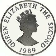 2 Pounds - Elizabeth II Royal Visit; Silver Piedfort obverse image