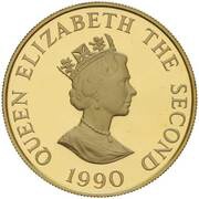 2 Pounds - Elizabeth II Queen Mother's 90th Birthday; Gold Proof Issue obverse image