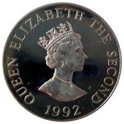 2 Pounds - Elizabeth II 40th Anniversary of Queen's Reign obverse image