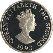 2 Pounds - Elizabeth II Coronation Jubilee; Silver Proof Issue obverse image