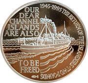 2 Pounds - Elizabeth II Islander's Return; Silver Proof Issue reverse image