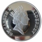 2 Pounds - Elizabeth II Islander's Return; Silver Piedfort obverse image