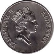 2 Pounds - Elizabeth II Puffins; Silver issue obverse image