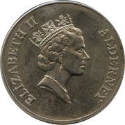 2 Pounds - Elizabeth II Golden Wedding obverse image