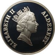 2 Pounds - Elizabeth II Golden Wedding Silver Proof obverse image