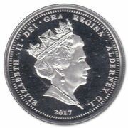 2 Pounds - Elizabeth II Platinum Wedding; Silver Proof obverse image