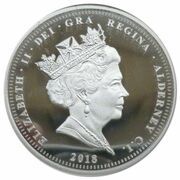 2 Pounds - Elizabeth II 65th Ann. Coronation; Silver Proof obverse image