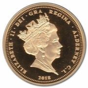 2 Sovereigns - Elizabeth II 65th Ann. Coronation obverse image