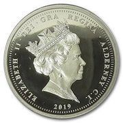 2 Pounds - Elizabeth II The 50th Anniversary of the Moon Landing obverse image
