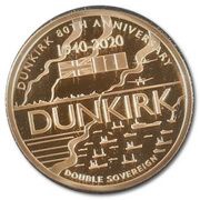 2 Sovereigns - Elizabeth II Dunkirk Evacuation, United Kingdom, 2020 reverse image