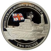 2 Pounds - Elizabeth II RNLI; Roy Barker I, United Kingdom, 2021 reverse image