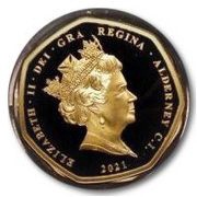 2 Sovereigns - Elizabeth II Decimal anniversary obverse image