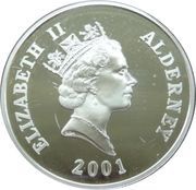 5 Pounds - Elizabeth II Queen Elizabeth II; Silver Proof obverse image