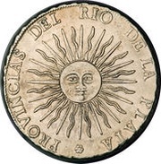 8 Soles Provincias del Rio de la Plata obverse image