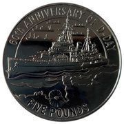 5 Pounds - Elizabeth II D-Day reverse image