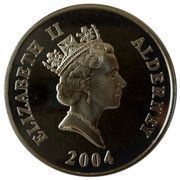 5 Pounds - Elizabeth II The Rocket; Silver Proof obverse image
