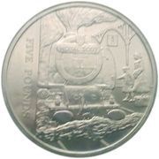 5 Pounds - Elizabeth II The Royal Scot, United Kingdom, 2004 reverse image