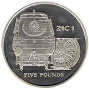 5 Pounds - Elizabeth II The Merchant Navy 21C1; Silver Proof, United Kingdom, 2004 reverse image