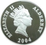 5 Pounds - Elizabeth II H.M.S. Revenge; Silver Proof obverse image