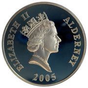 5 Pounds - Elizabeth II End of World War II; Silver Proof obverse image