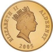 5 Pounds - Elizabeth II End of World War II; Gold Proof obverse image
