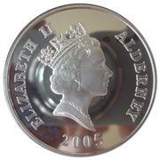 5 Pounds - Elizabeth II Sir Winston Churchill; Silver Proof obverse image