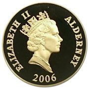 5 Pounds - Elizabeth II Royal Scot; Silver Proof Gold plated obverse image