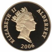 5 Pounds - Elizabeth II The Merchant Navy 21C1; Silver Proof Gold plated obverse image