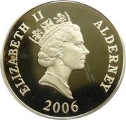 5 Pounds - Elizabeth II Branch Line, Silver Proof Gold plated obverse image