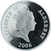 5 Pounds - Elizabeth II Charles Dickens; Silver Proof Issue obverse image