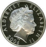 5 Pounds - Elizabeth II Queen Elizabeth II; Silver Proof Issue obverse image