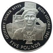 5 Pounds - Elizabeth II Victoria Cross; Geoffrey Keyes, United Kingdom, 2006 reverse image