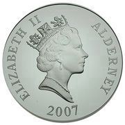 5 Pounds - Elizabeth II Sir Edward Elgar; Silver Proof Issue obverse image