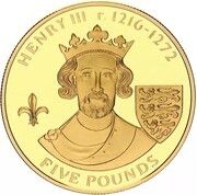 5 Pounds - Elizabeth II Henry III, United Kingdom, 2007 reverse image