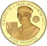 5 Pounds - Elizabeth II Henry VI, United Kingdom, 2007 reverse image