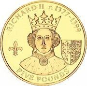 5 Pounds - Elizabeth II Richard II reverse image