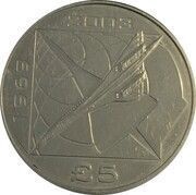 5 Pounds - Elizabeth II Concorde, United Kingdom, 2008 reverse image