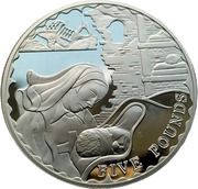 5 Pounds - Elizabeth II End of World War I - Women at War, United Kingdom, 2008 reverse image