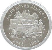 5 Pounds - Elizabeth II Land Rover, United Kingdom, 2009 reverse image